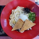 得得うどん - 料理写真:きつねぶっかけの3玉。