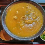 大にし - 鶏カレーうどん・大。