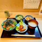 季節料理 山田屋 - 200円値上げしても1,100円という破格でいただくことができる、"ふぐ"ランチ。