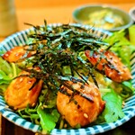 季節料理 山田屋 - ■ 焼きふぐ丼 定食、1,100円