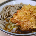 そばうどん 立ち喰い雑賀屋 - 鶏天太麺そば＠税込570円