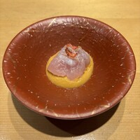 鮨 権左衛門 - 金目鯛焼きしゃぶ、あん肝ソース