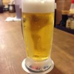 Hamayaki Kaisen Izakaya Daishousuisan - 140912　生ビール