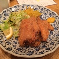 新宿割烹 中嶋 - 2014年9月12日の鰯のフライ