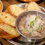 いざかや ほしぐみ - 名物 塩煮込み+柚子こしょうトースト