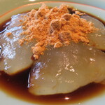 飛鳥彩瑠璃の丘 天極堂テラス - 葛もち