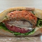 つむぎ - サバカツサンド