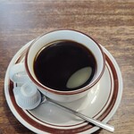 喫茶ロード - セットのドリンクはホット珈琲にしました