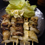 Sumibi Kushiyaki Ueno - 久留米名物の焼き鳥セット