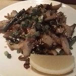 さざえとエリンギのガーリック炒め