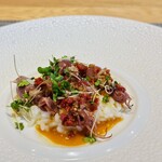 フィエルテ - ホタルイカのコンフィ リゾット仕立て