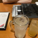 朋苑 - レモンサワー　梅酒ソーダ