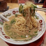 天下一品 - 麺の固さ選べる