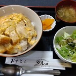 グルメ - 日替わりランチ Ａ.カツ丼 750円
