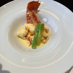 中納言 - 伊勢海老のオランデーズソース