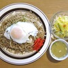 れんがya - 玉子やきそば（スープ付）（大盛り）＆ サラダ