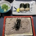 むすびむさし - ざるそば定食990円