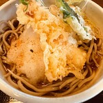 車屋 - 冷やし海老天おろし蕎麦