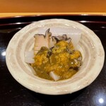 小笹寿し - 鮑肝醤油和え