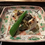 306218580 - 鰻の筒焼きと万願寺唐辛子