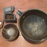 そばきり 日曜庵 - 日本酒は片口で出て来ます