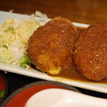 ゑびす屋 - コロッケ2ケ盛定食