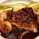 obbligazioni - メイン：味麗豚のロースト　バルサミコソース