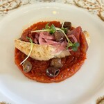 Le Grand Vefour - 赤ホウボウのトマトソース