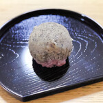 森のおはぎ - ほうじ茶