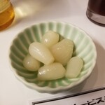 カレーの家 - 甘らっきょう。