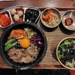 韓国カフェ イヨサンソウル - プルコギ石焼ビビンバ　ランチCセット