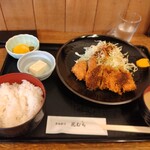 とんかつ 花むら - ヒレカツ定食1100円
