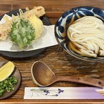 おうどん くるみ家 - ちく玉ぶっかけ