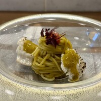 prospero - ～冷製パスタ〜 師崎 鱧の冷製フェデリーニ
                    シチリア トラパニーのソースとともに