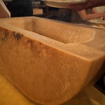 イル・ボッカローネ - テーブルに来た時にはチーズのにおいが濃厚ｗ