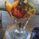 喫茶 あじさい - チョコレートパフェ。