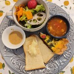 鈴茶 - キッシュセット