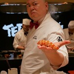 照寿司 - 車海老(相島)握り