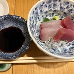 あじ処 なる - 泣きますセットのお造り