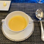 スカイダイニング リーガトップ - バターナッツ　かぼちゃのスープ