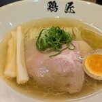 麺工房 鶏匠 - 白ワイン仕立て 丸鶏 塩そば(¥1,000)