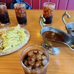 ジョリーオックス 徳山店 - 娘夫婦はビーフハンバーグ⋯ソースだけ撮影