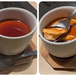 博多華味鳥 - デザートのプリン