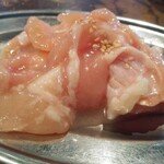 永山肉流通センター - 極上鶏カルビ～ヒナトロ～塩ダレ549円