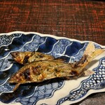 日本料理 鷹光 - 目の前で焼かれた小ぶりの鮎　美味しいに決まってる