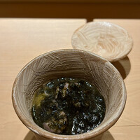 佐野鮨 - 牡蠣と海苔の茶碗蒸し