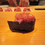 鮨 さかい - 葱とろ (山形 延縄・やま幸)