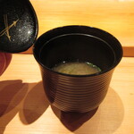 鮨 さかい - 味噌汁