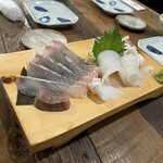 丿貫 - 平目昆布締め・あかいか