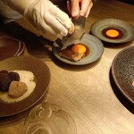 USHIGORO S. - トリュフとザブトンのすき焼き